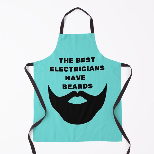 Item preview, The Best Electricians Have Beards Black designed and sold by Indra Agrawal.
