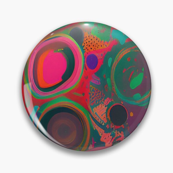 Item preview, Colorful Abstract Psychedelic Splatter Paint Design designed and sold by bandjdesigns.