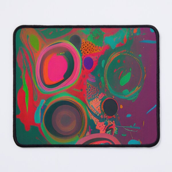 Item preview, Colorful Abstract Psychedelic Splatter Paint Design designed and sold by bandjdesigns.