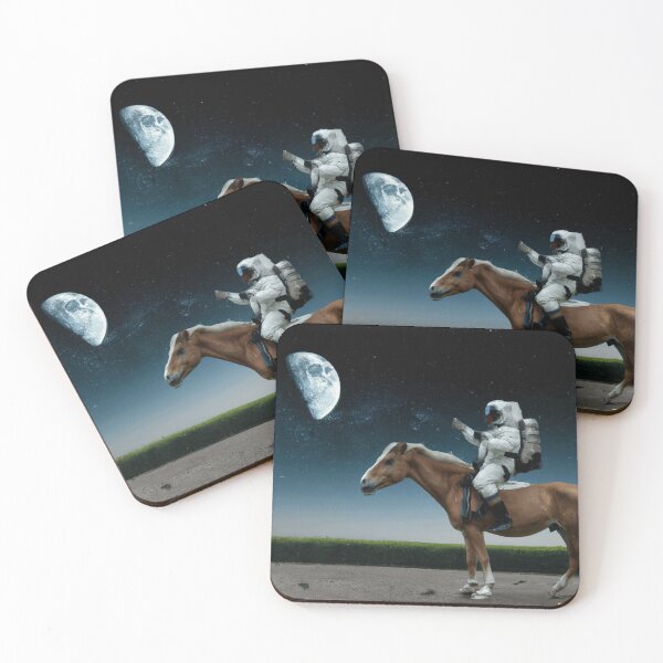 Item preview, Astronaut Riding a Horse in a Photorealistic Style designed and sold by funnyhalloween.