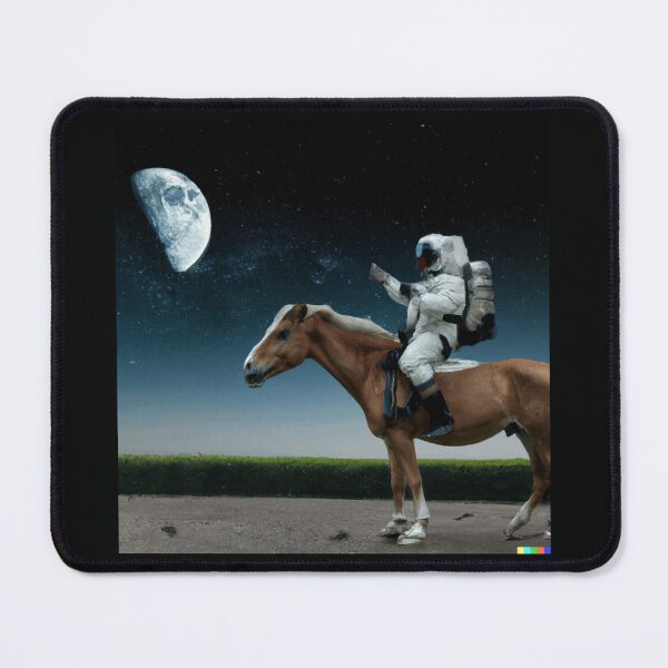 Item preview, Astronaut Riding a Horse in a Photorealistic Style designed and sold by funnyhalloween.