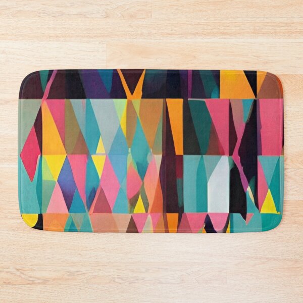 Item preview, Colorful Abstract Geometrical Pattern Design designed and sold by bandjdesigns.