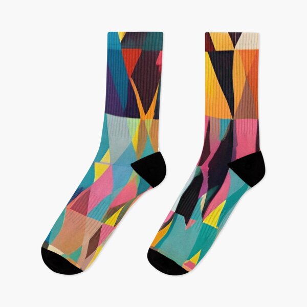Item preview, Colorful Abstract Geometrical Pattern Design designed and sold by bandjdesigns.