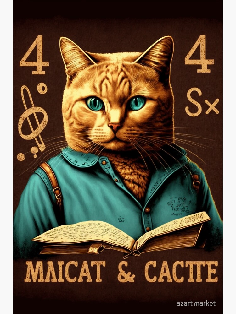 Math not mathing for cat Magnet for Sale by Adel-ide