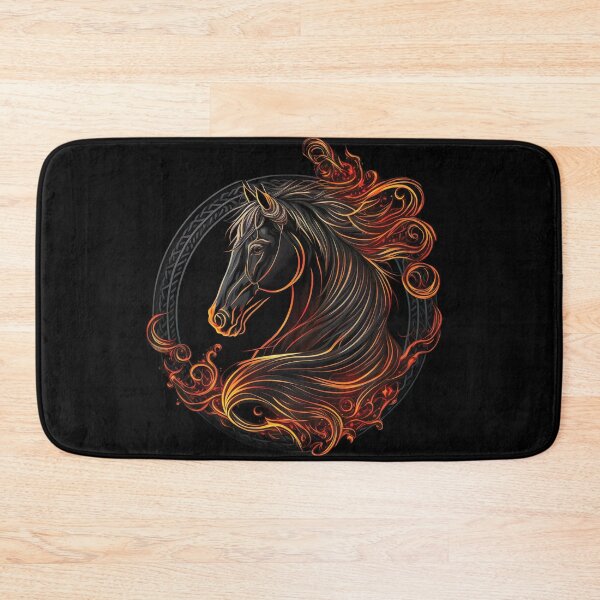Item preview, Horse Face : Running horse face | Running horse in the fire designed and sold by nicestr.