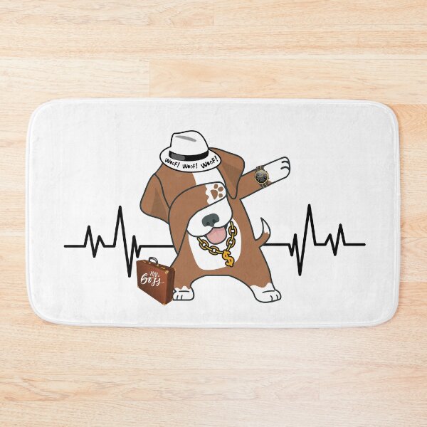 Item preview, Mini Boss Dog Pulse Heartbeat designed and sold by DesignbyOkoto.