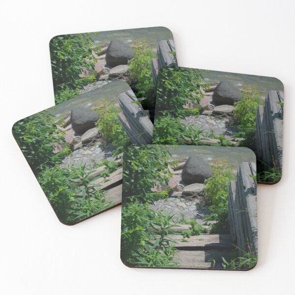 Item preview, Lakeside Secret Wood Stair Path designed and sold by DeannesStore.