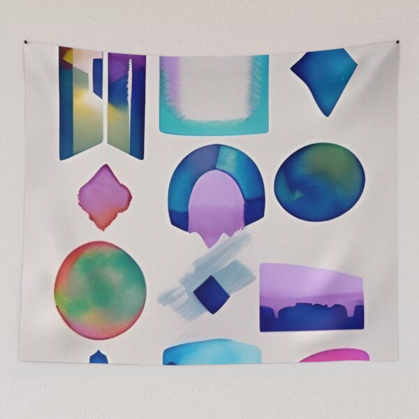 Item preview, Colorful Abstract Geometrical Pattern Design designed and sold by bandjdesigns.