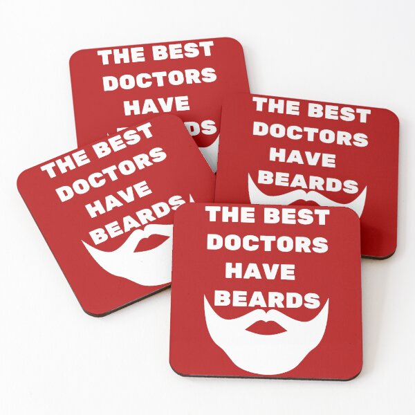 Item preview, The Best Doctors Have Beards White designed and sold by Indra Agrawal.