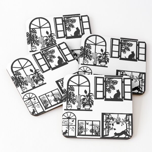 Item preview, Window Scene in black designed and sold by ORIGENcreate.