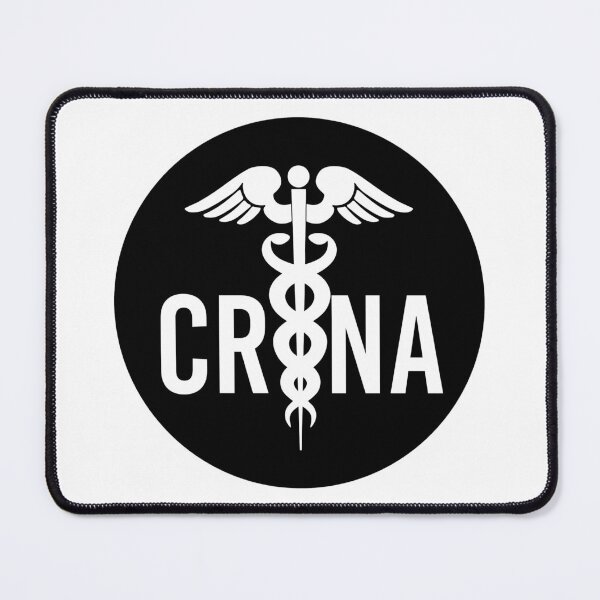 Item preview, CRNA Certified Registered Nurse Anesthetist Caduceus Medical Symbol | CRNA Appreciation Gifts designed and sold by Violet Treasures.