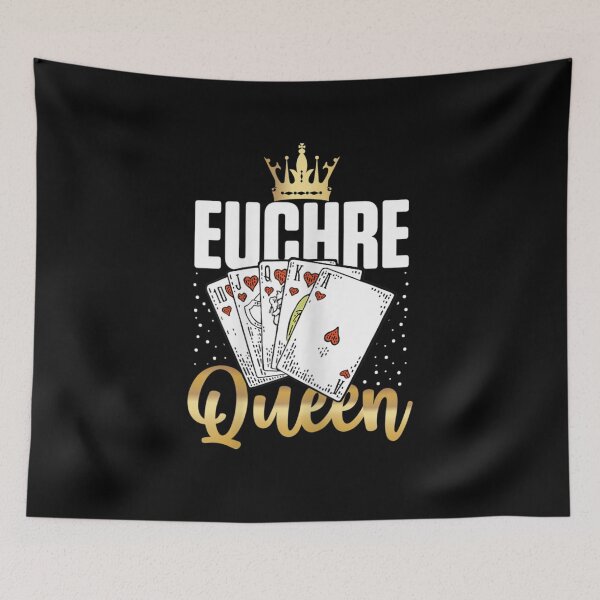 Item preview, Euchre Queen Card Game Player, Funny Euchre Gamer Gift  designed and sold by ThePatternArt  ⭐⭐⭐⭐⭐.
