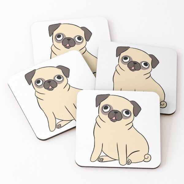 Item preview, Cute pug illustration  designed and sold by Yarafantasyart.