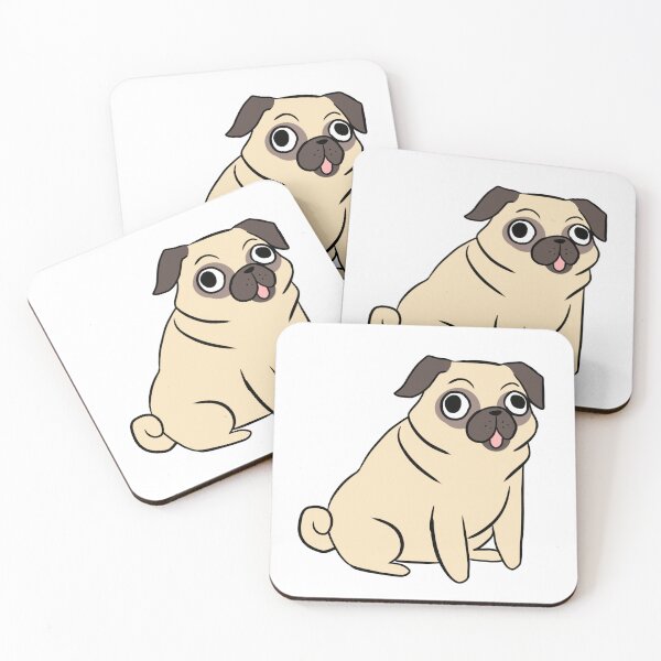Item preview, Cute pug illustration  designed and sold by Yarafantasyart.