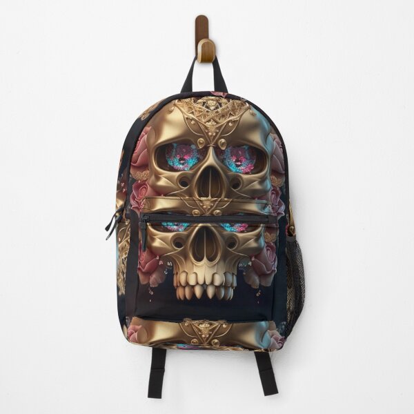 Item preview, Golden and botanic skull #002 designed and sold by Anas Xenophon.