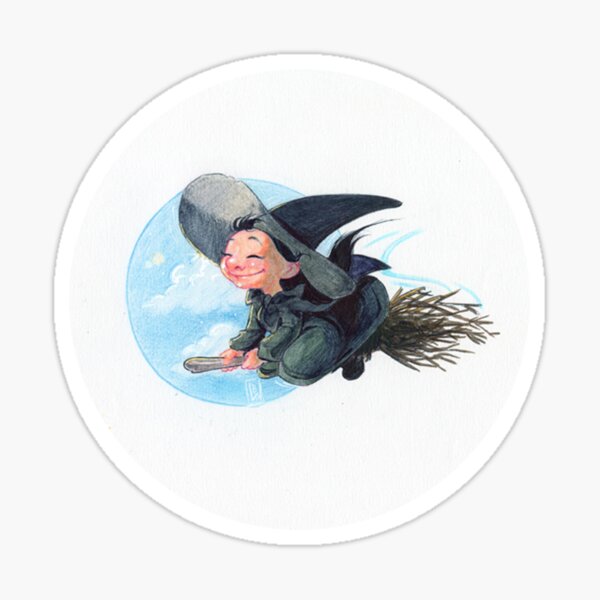 Little witch Sticker