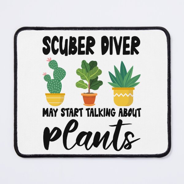 Item preview, Garden scuber diver Birthday Present, scuber diver Plant Lover Tee shirt designed and sold by Dogs Geeky⭐⭐⭐⭐⭐.