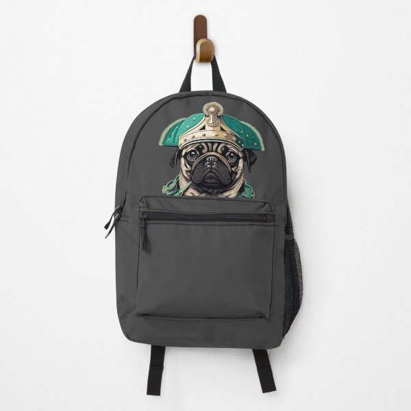 Item preview, Pug with a Middle Ages Helmet designed and sold by Bondoboxy.
