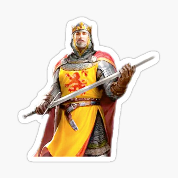 “Robert the Bruce " Sticker for Sale by ArtistooL | Redbubble