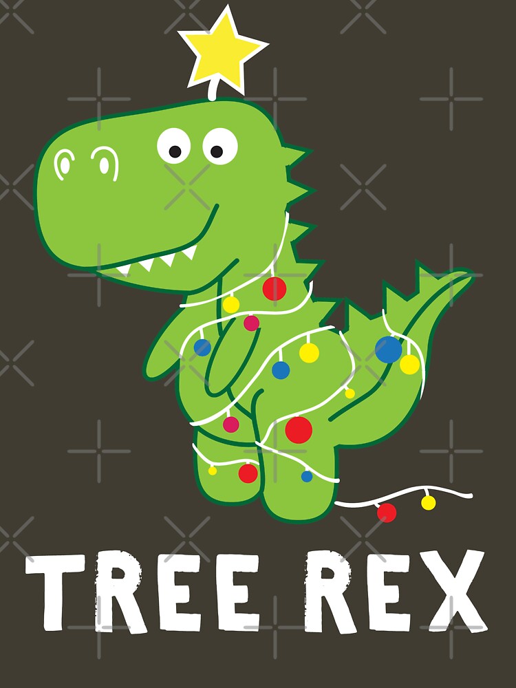 Discover Funny Christmas Dinosaur Tree Rex Classic T-Shirt