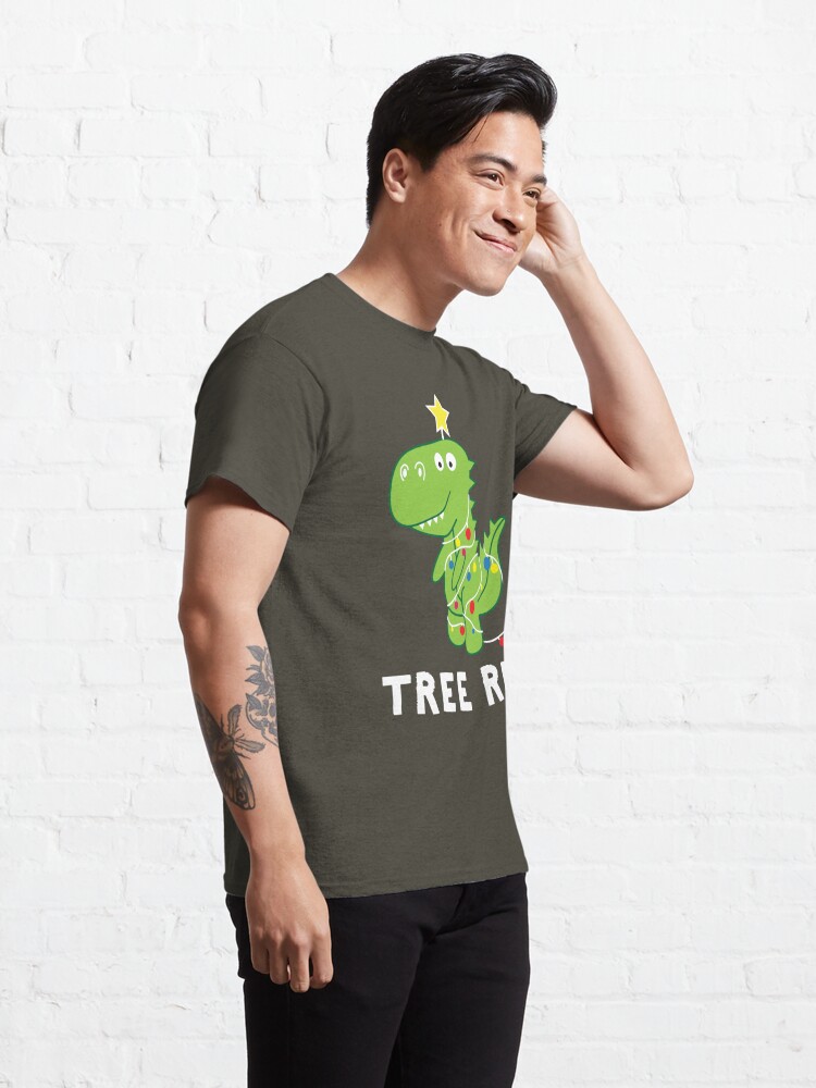 Discover Funny Christmas Dinosaur Tree Rex Classic T-Shirt