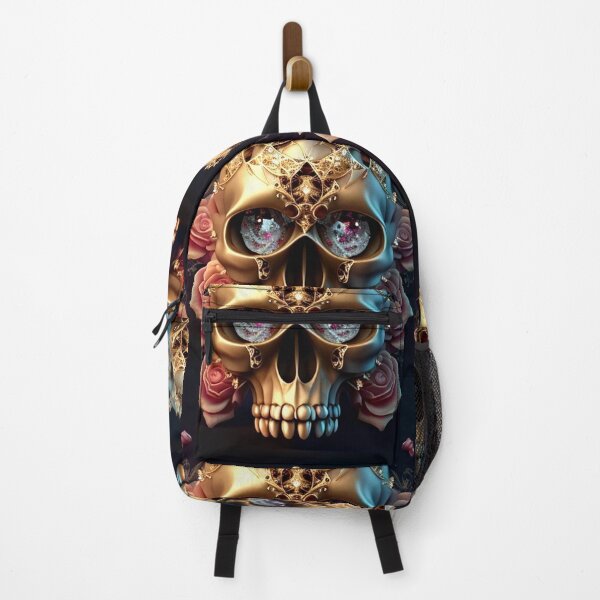 Item preview, Golden and botanic skull #003 designed and sold by Anas Xenophon.