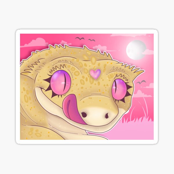 Crested Gecko Sticker
