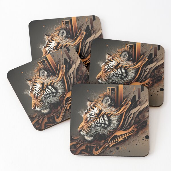 Item preview, Abstract Tiger designed and sold by AussieAck.
