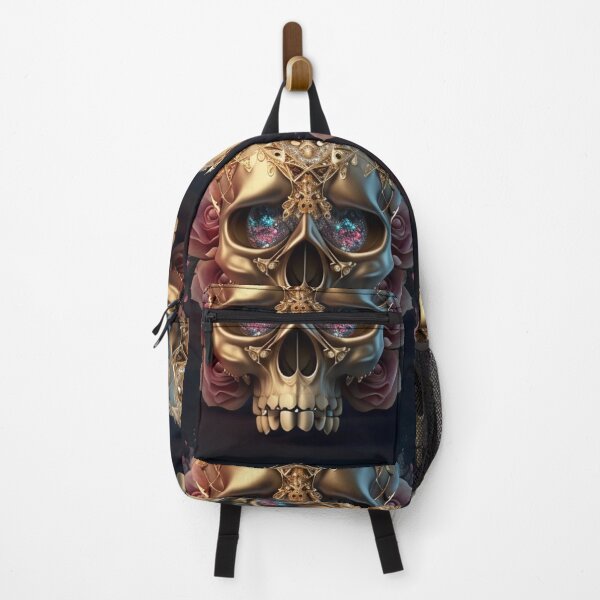 Item preview, Golden and botanic skull #004 designed and sold by Anas Xenophon.