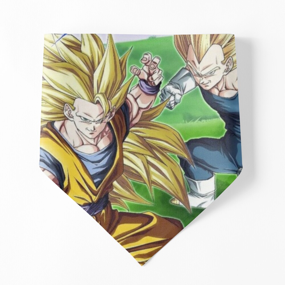 Goku and Vegeta Saiyan Brotherhood Dragon Ball Anime Pet Bandana w