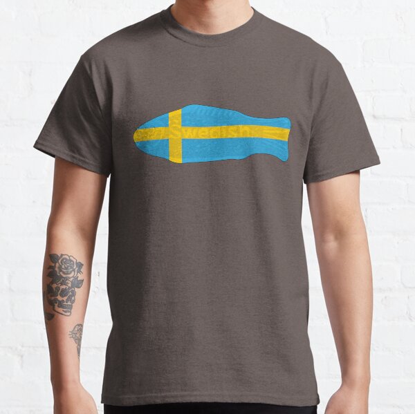 Swedish Fish in Swedish Flag Tshirt Classic T-Shirt