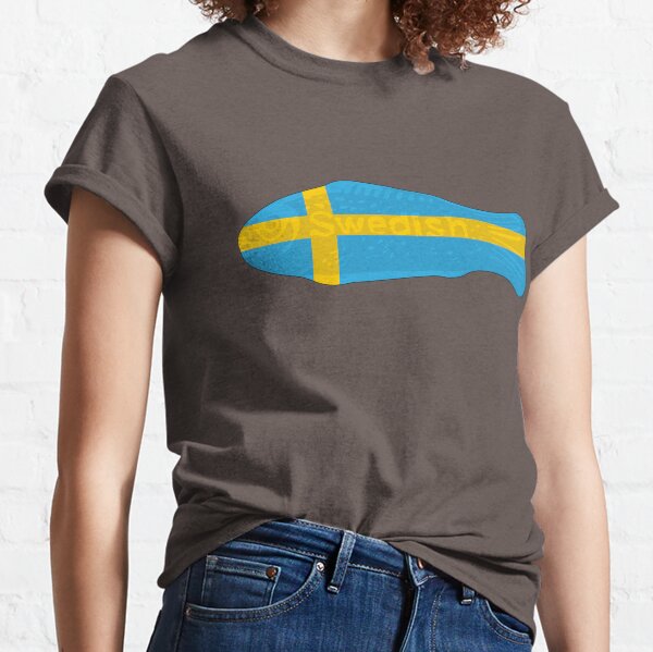 Swedish Fish in Swedish Flag Tshirt Classic T-Shirt