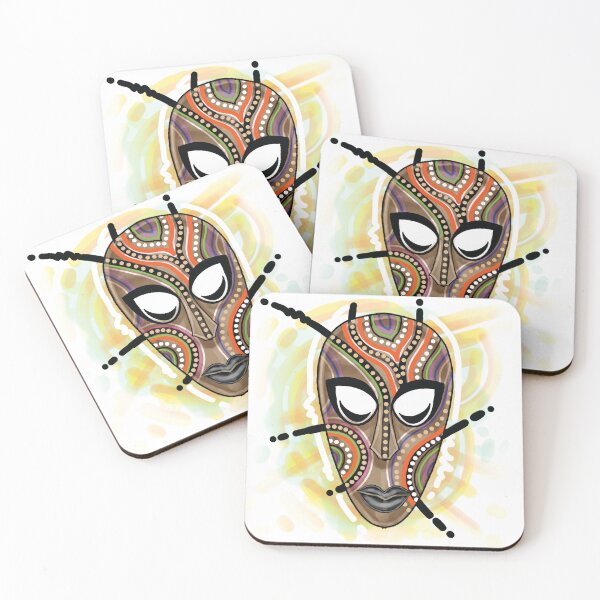 Item preview, Face of a Black African Masquerade designed and sold by Kainene.
