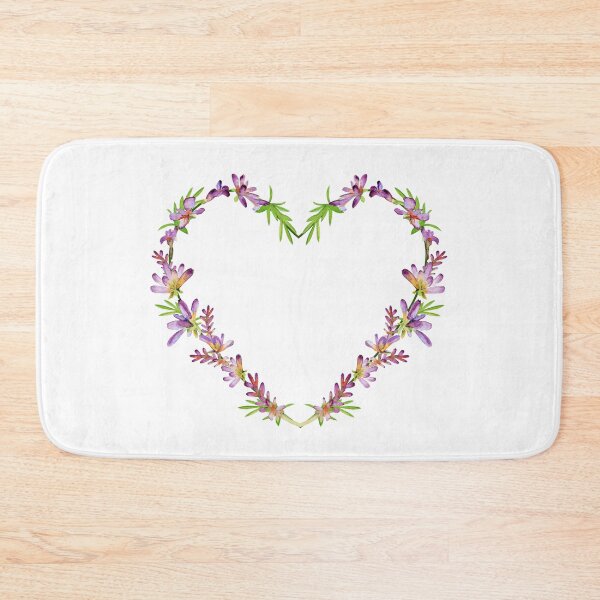 Item preview, Heart from lavender flowers and leaves designed and sold by Olena Kovalova Design.