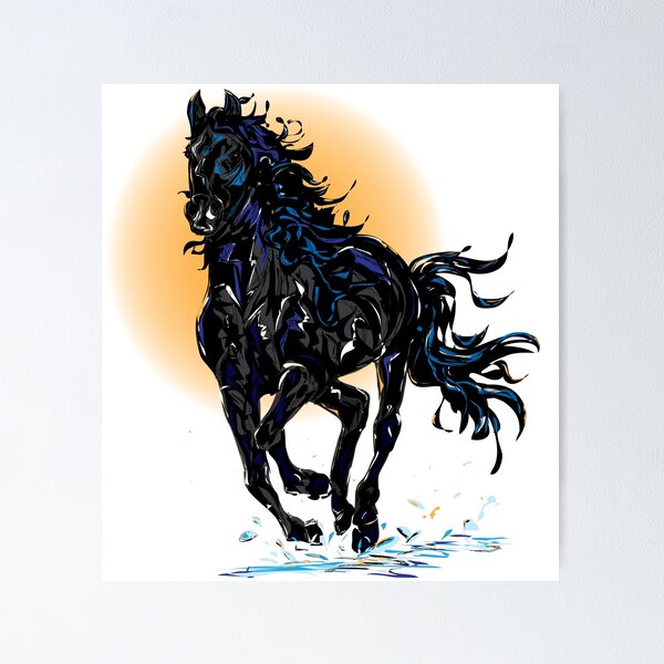 Item preview, Horse and sunset designed and sold by Mel Lefebvre.
