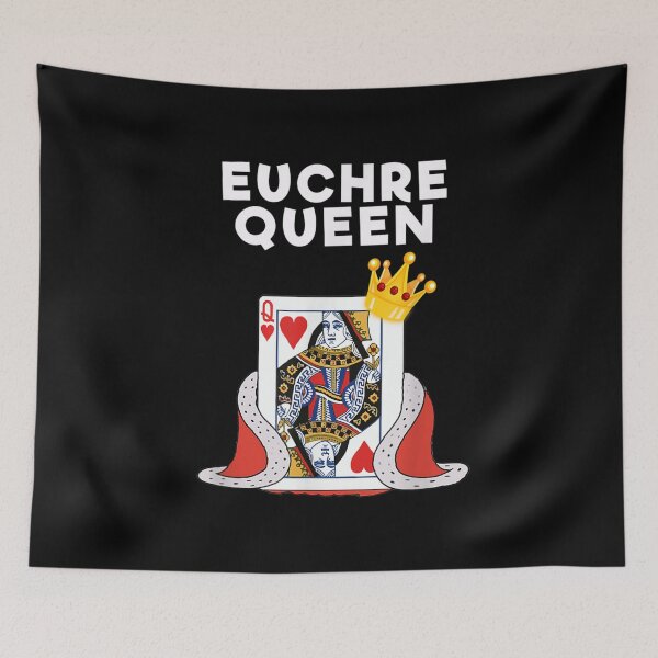Item preview, Euchre Queen Card Game Player, Funny Euchre Gamer Gift  designed and sold by ThePatternArt  ⭐⭐⭐⭐⭐.