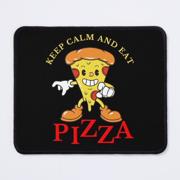 Item preview, Keep Calm And Eat Pizza Funny Food Sayings designed and sold by Hussain Shirts.