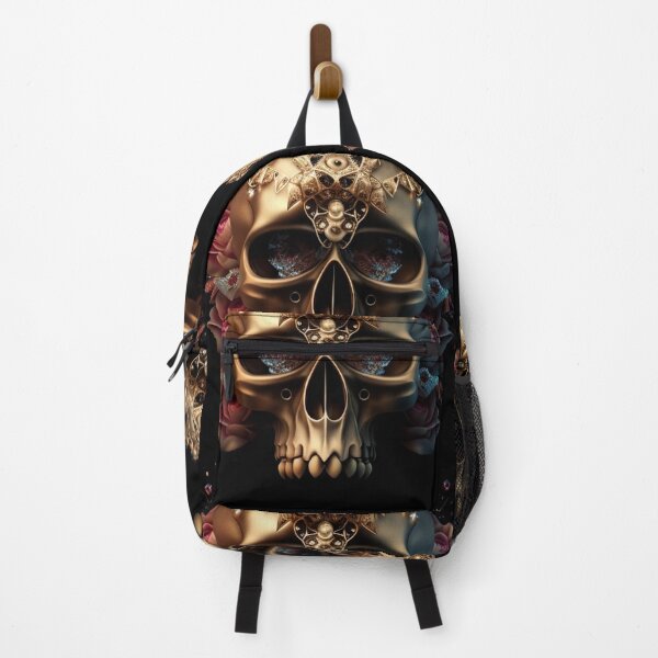 Item preview, Golden and botanic skull #005 designed and sold by Anas Xenophon.
