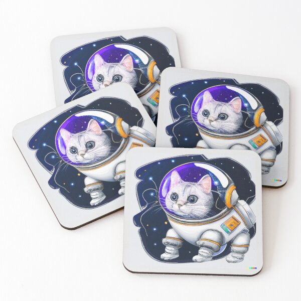 Item preview, Cute Cat Spaceman Astronaut | The Astro Cat designed and sold by funnyhalloween.