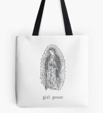 Girl Power Virgin Of Guadelupe Tote Bag