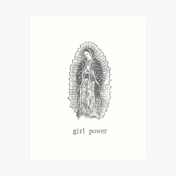 Item preview, Girl Power Virgin Of Guadelupe designed and sold by BlueSpecsStudio.