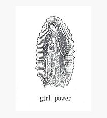 Girl Power Virgin Of Guadelupe Photographic Print