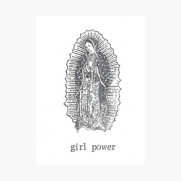 Item preview, Girl Power Virgin Of Guadelupe designed and sold by BlueSpecsStudio.