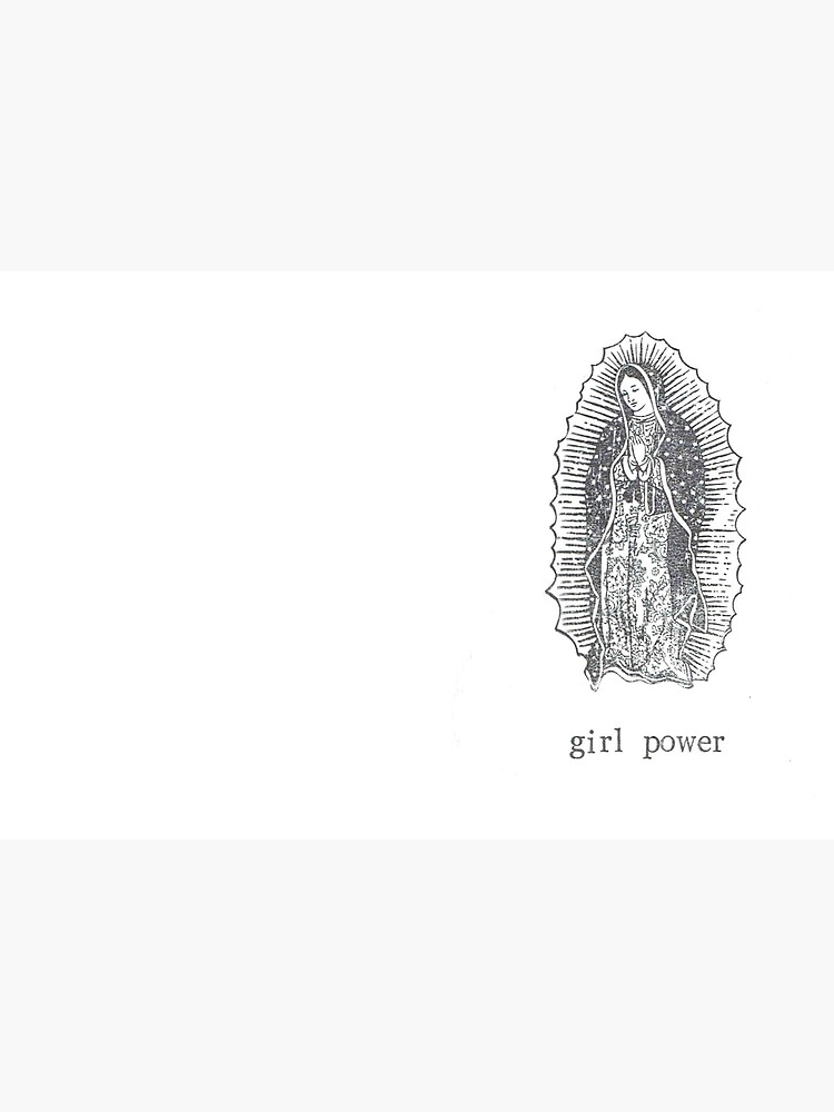 Artwork view, Girl Power Virgin Of Guadelupe designed and sold by bluespecsstudio