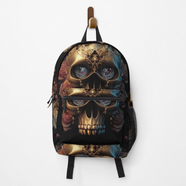 Item preview, Golden and botanic skull #006 designed and sold by Anas Xenophon.