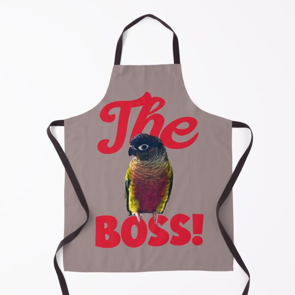 Item preview, The Boss Green Cheek Conure design | Conure | Small Parrot | Parakeet | Parrot lover designed and sold by TatianaLG.