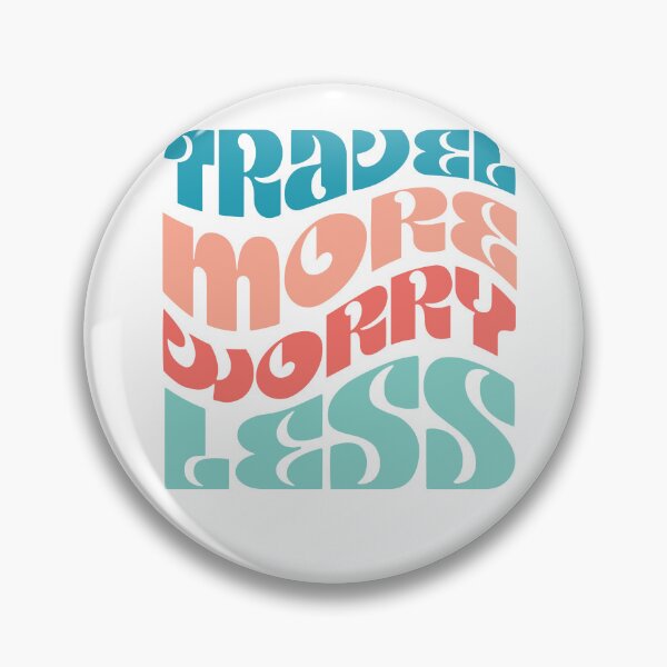 Item preview, Travel More Worry Less Aesthetic Preppy designed and sold by Jalib.