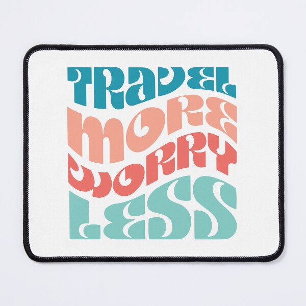 Item preview, Travel More Worry Less Aesthetic Preppy designed and sold by Jalib.