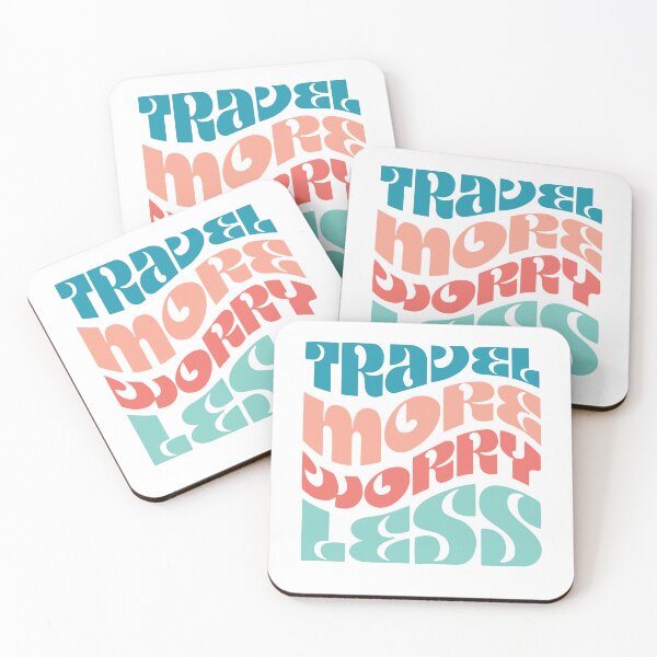 Item preview, Travel More Worry Less Aesthetic Preppy designed and sold by Jalib.