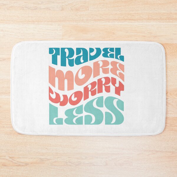 Item preview, Travel More Worry Less Aesthetic Preppy designed and sold by Jalib.